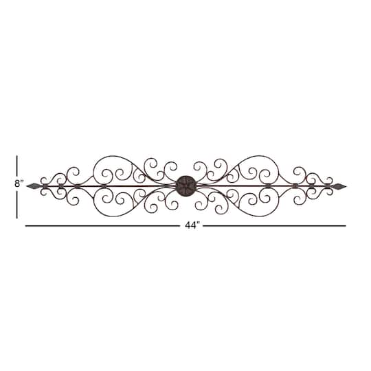 44" Brown Metal Rustic Wall Décor